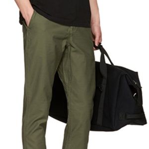 Saturdays NYC Green Field Trousers Pants